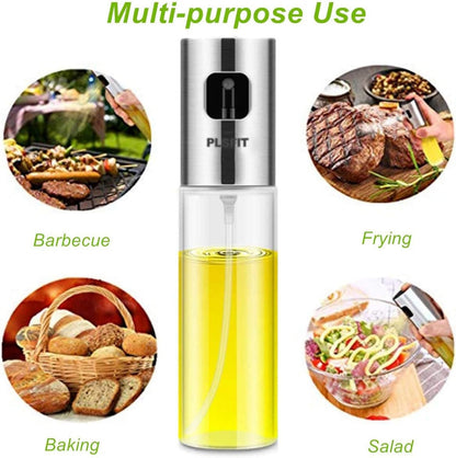 Oil Sprayer for Cooking, Refillable Olive Oil Mister, Portable Oil Spray Bottle, Oil Spritzer for Air Fryer Kitchen Gadgets Widely Used for Salad, BBQ, Kitchen Baking, Roasting