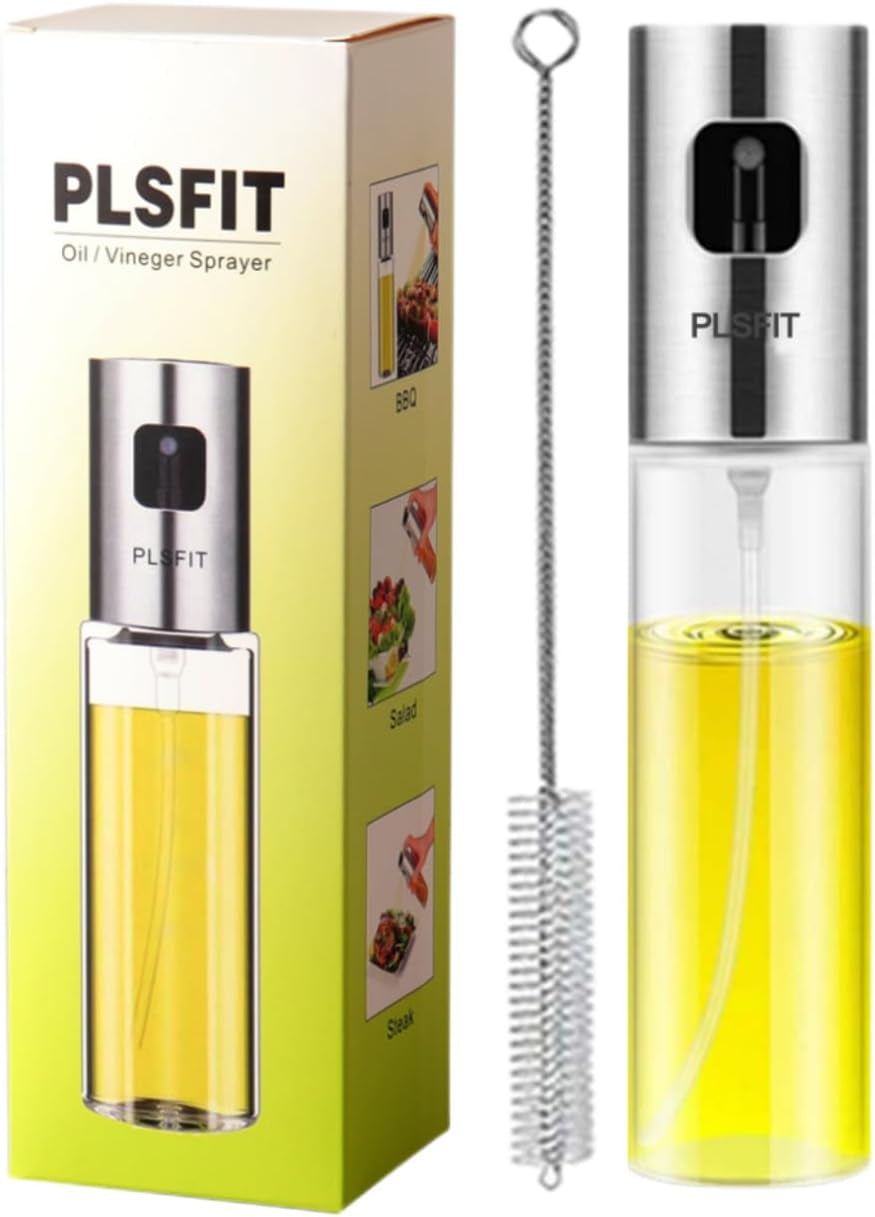 Oil Sprayer for Cooking, Refillable Olive Oil Mister, Portable Oil Spray Bottle, Oil Spritzer for Air Fryer Kitchen Gadgets Widely Used for Salad, BBQ, Kitchen Baking, Roasting