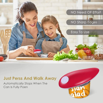 Electric Can Opener, Can Opener, Restaurant Can Opener, Full – Automatic Hands Free Can Opener for Chef'S, Individuals, Arthritis and Housewife