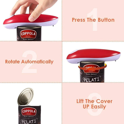 Electric Can Opener, Can Opener, Restaurant Can Opener, Full – Automatic Hands Free Can Opener for Chef'S, Individuals, Arthritis and Housewife