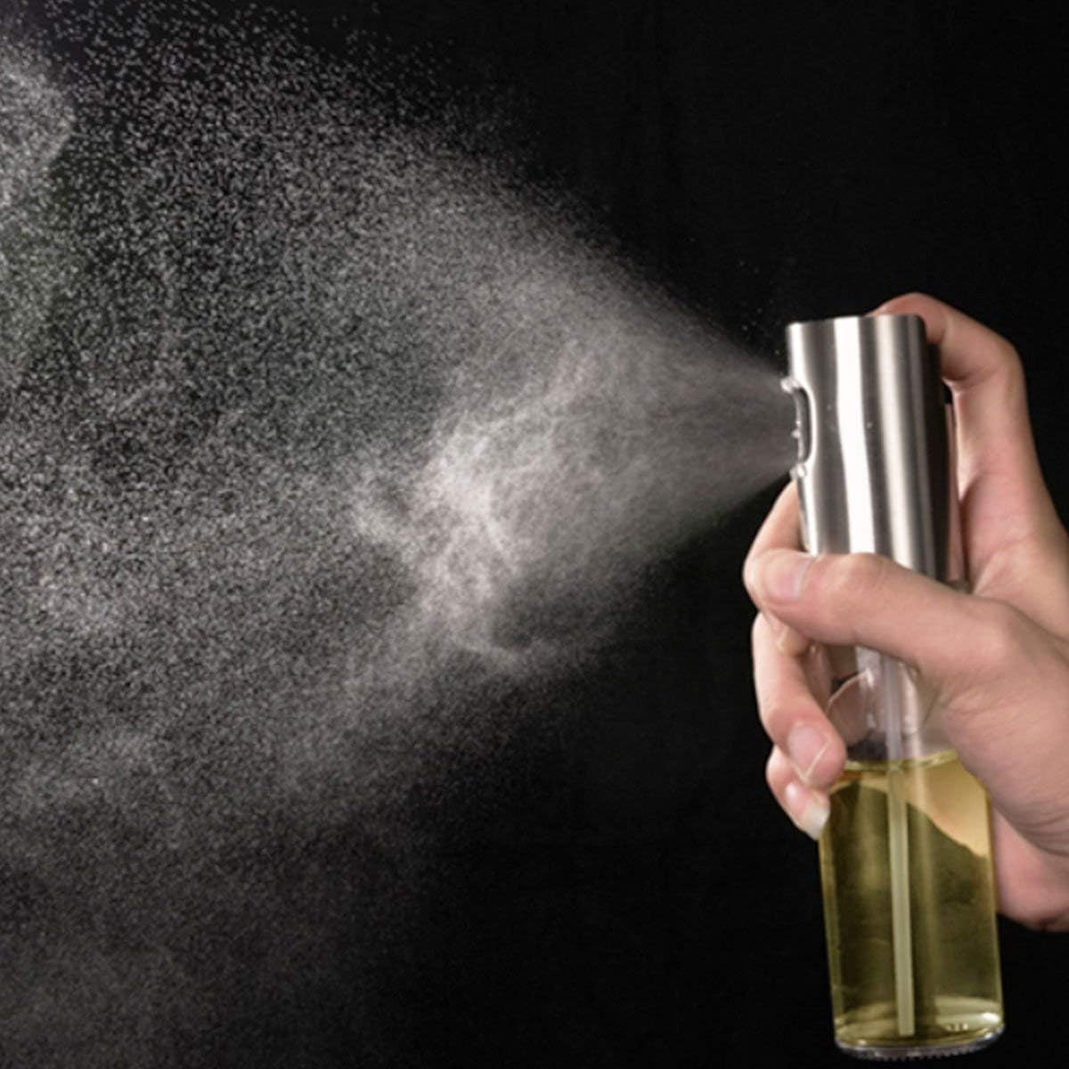 Oil Sprayer for Cooking, Refillable Olive Oil Mister, Portable Oil Spray Bottle, Oil Spritzer for Air Fryer Kitchen Gadgets Widely Used for Salad, BBQ, Kitchen Baking, Roasting